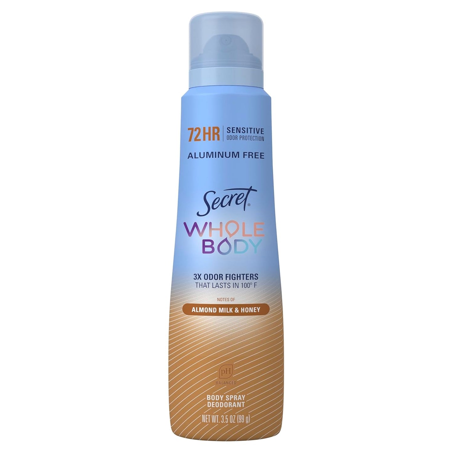 Secret Whole Body Deodorant Spray for Women – Stylish Stocking Stuffer and Valentine's Day Gift, Gynecologist-Recommended Whole-Body Freshness, 3.5oz