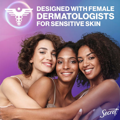Secret Whole Body Deodorant Stick – One-Stick Capsule for Uncluttered Vanities, Clear-Application Aluminum-Free Deodorant 0.5 oz