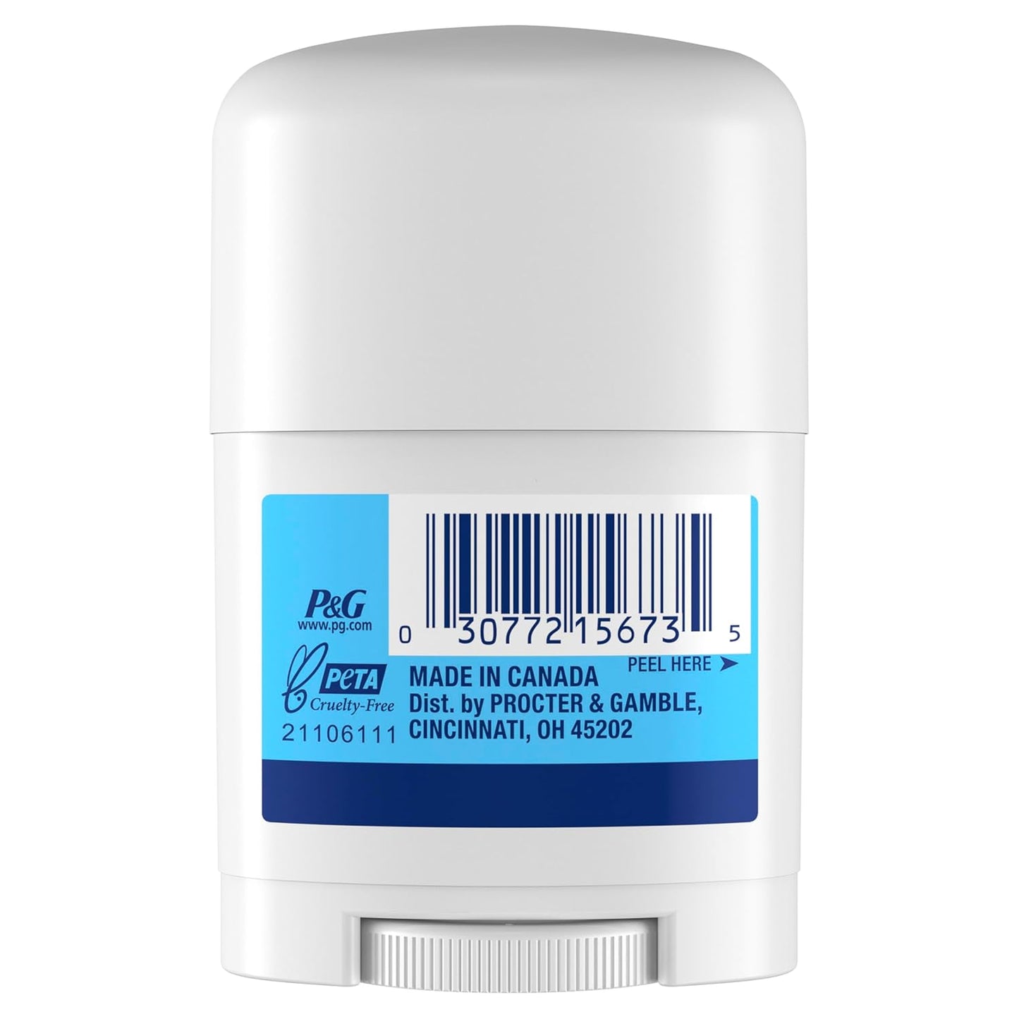 Secret Whole Body Deodorant Stick – One-Stick Capsule for Uncluttered Vanities, Clear-Application Aluminum-Free Deodorant 0.5 oz