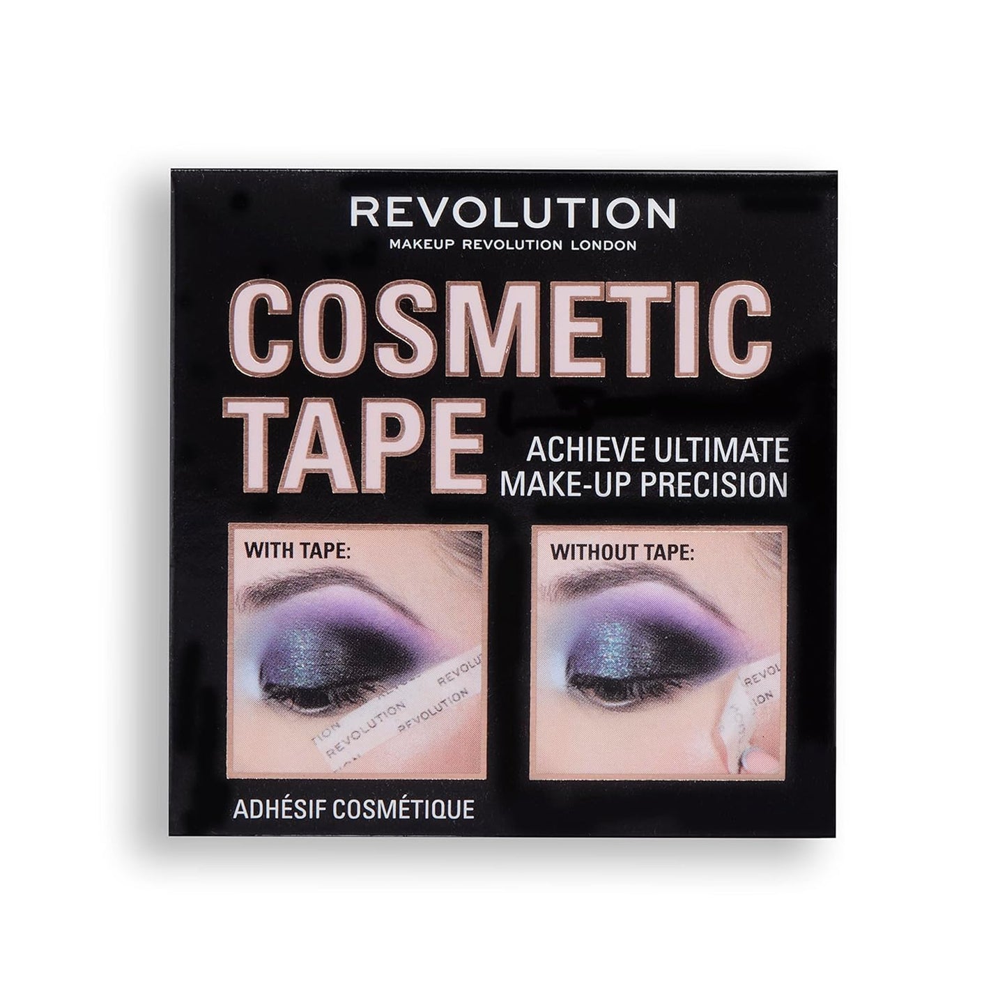 secure hold during liner and eyeshadow application