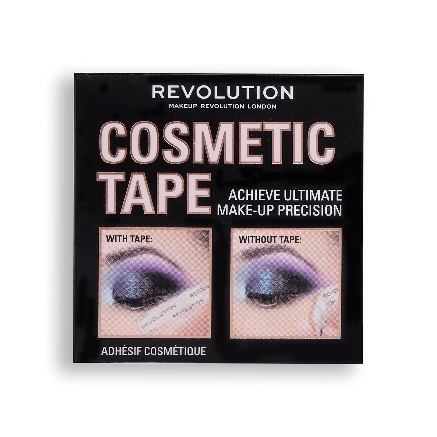 secure hold during liner and eyeshadow application