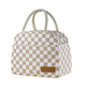 Khaki+White Checkerboard