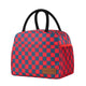 Dark blue+Red Checkerboard