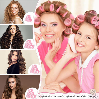 self-grip roller surface that holds hair without additional fasteners