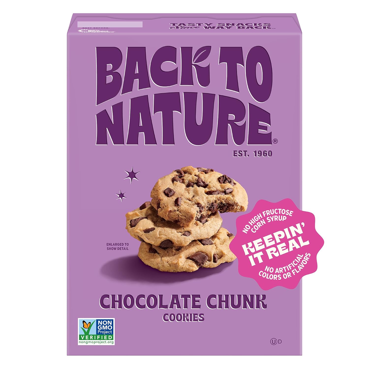 semi-sweet real chocolate chunks sweetened with cane sugar
