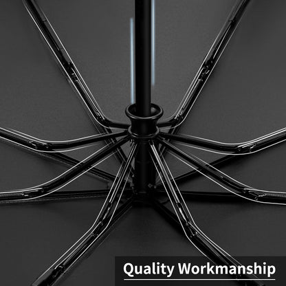 Seniny Compact Umbrella – Stable Two-Person Cover for Crossing Busy Lots in Heavy Rain, 0.78 lb