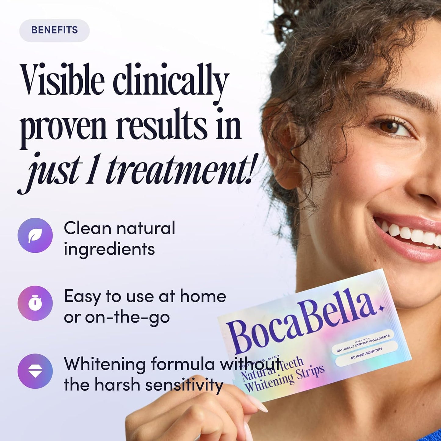 sensitivity-free wear with no burning or gum irritation