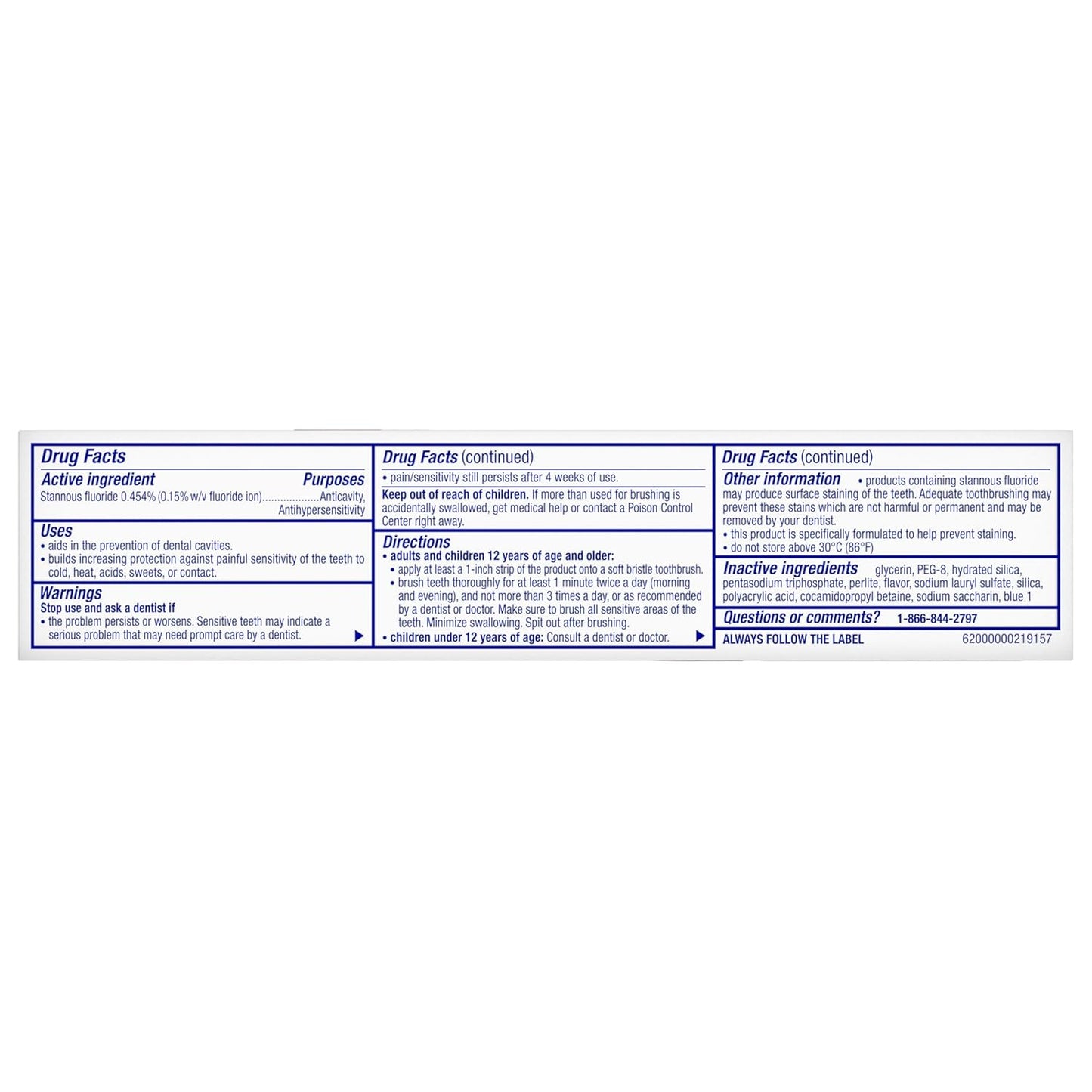 Sensodyne Clinical Repair Whiten & Shine – Clinical-Grade Whitening Toothpaste, Luxury Multi-Pack