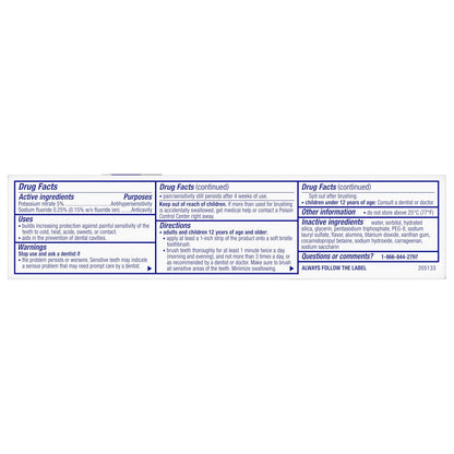 Sensodyne Clinical White Toothpaste – Self-Care Enamel Strengthening for Sensitive Teeth at Home