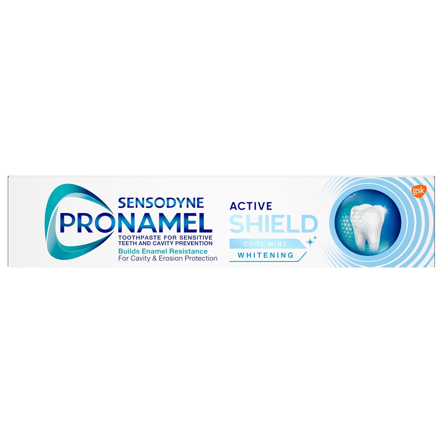 Sensodyne Pronamel Active Shield Whitening Toothpaste, Cool Mint – Clinically Proven 2x Acid Resistance Against Dietary Erosion, 3.4 oz (Pack of 3)