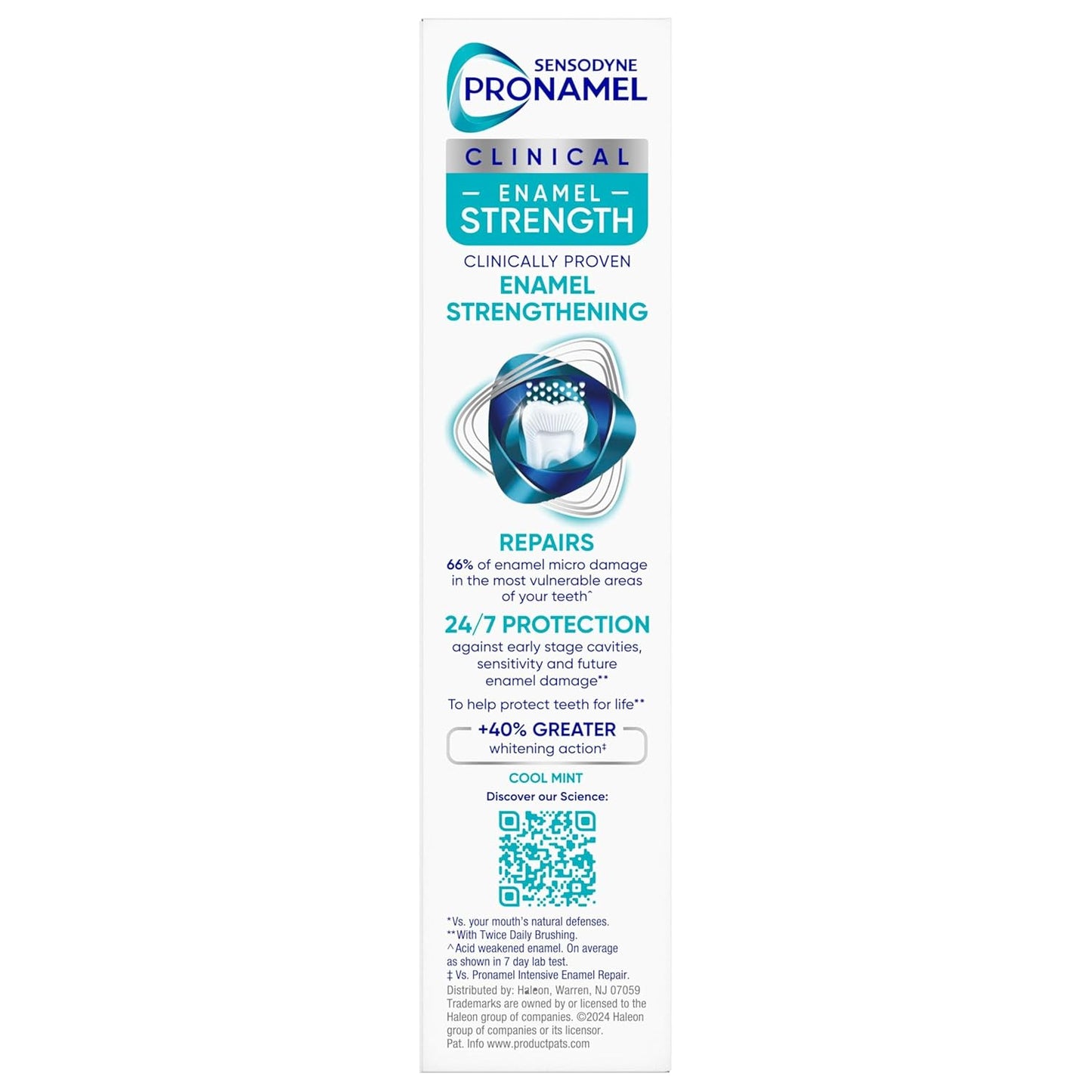 Sensodyne Pronamel Clinical Enamel Strength Toothpaste – Post-Coffee Enamel Recovery for Mindful Daily Oral Care