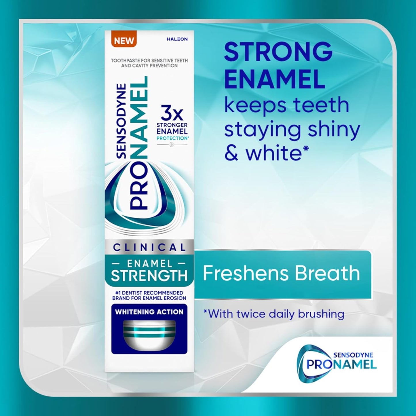 Sensodyne Pronamel Clinical Enamel Strength Toothpaste – Post-Coffee Enamel Recovery for Mindful Daily Oral Care