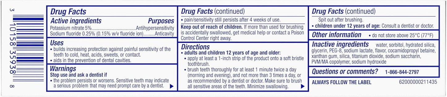Sensodyne Pronamel Enamel Repair Toothpaste – Professional Strength Formula for Your Busy Daily Routine