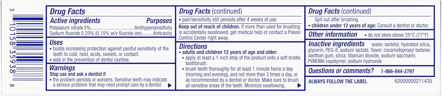 Sensodyne Pronamel Enamel Repair Toothpaste – Professional Strength Formula for Your Busy Daily Routine