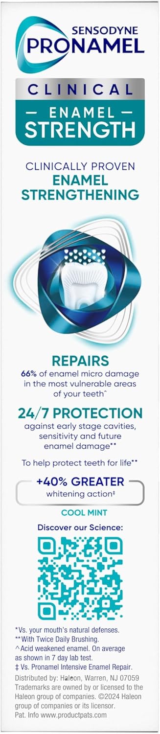 Sensodyne Pronamel Enamel Repair Toothpaste – Professional Strength Formula for Your Busy Daily Routine