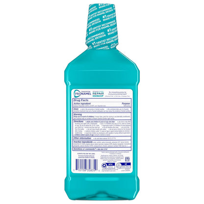 Sensodyne Pronamel Intensive Enamel Repair Rinse – Premium Self-Care Gift for Sensitive Smiles, Extra Fresh 16.9 fl oz 3 Pack