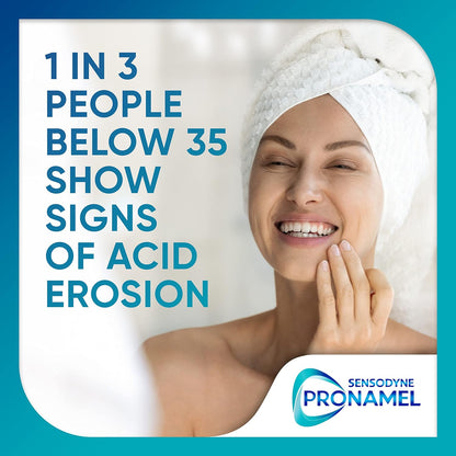 Sensodyne Pronamel Sensitive Teeth Toothpaste – Gentle, Fluoride-Strengthened Formula for Safe Daily Family Oral Care