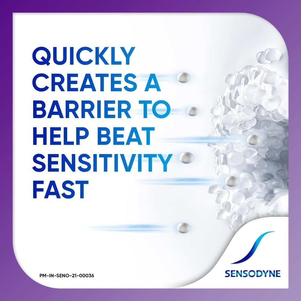 Sensodyne Rapid Relief Sensitive Toothpaste 80 gm Two-Pack - Practical Self-Care Gift for Her