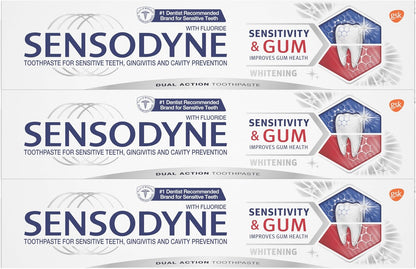 Sensodyne Sensitivity & Gum Whitening Toothpaste – Housewarming Gift for Hosts Who Value Self-Care
