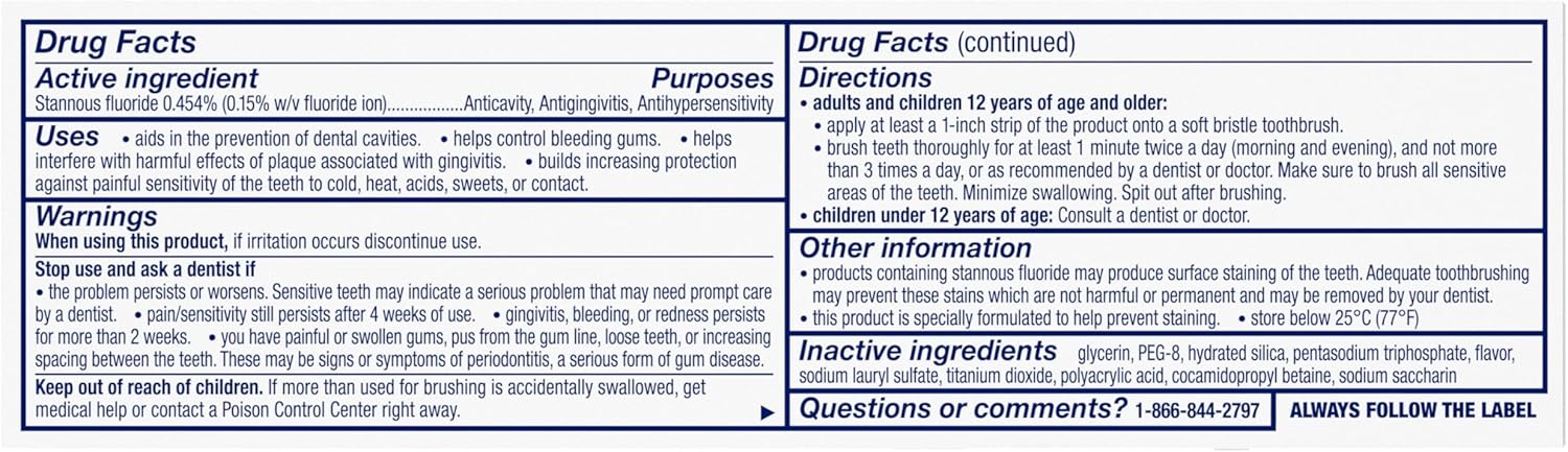 Sensodyne Sensitivity & Gum Whitening Toothpaste – Housewarming Gift for Hosts Who Value Self-Care