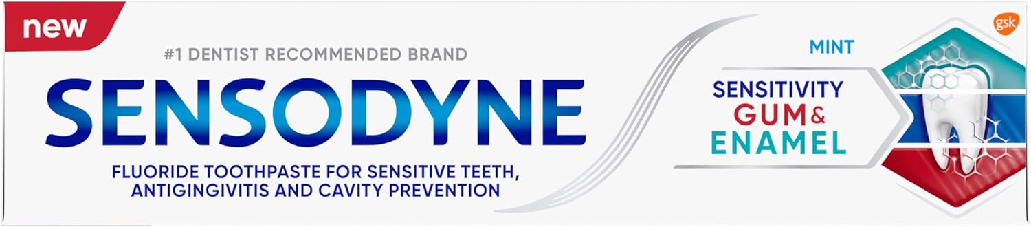 Sensodyne Triple Protection Fluoride Toothpaste – Clinically Proven Sensitive Teeth Care Trusted for Family Bathrooms, 3.4 oz 3-Pack