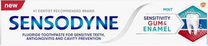 Sensodyne Triple Protection Fluoride Toothpaste – Clinically Proven Sensitive Teeth Care Trusted for Family Bathrooms, 3.4 oz 3-Pack