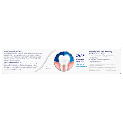 Sensodyne Whitening Luxury Toothpaste – Professional-Grade Sensitivity Relief, Quad Tube Gift Set