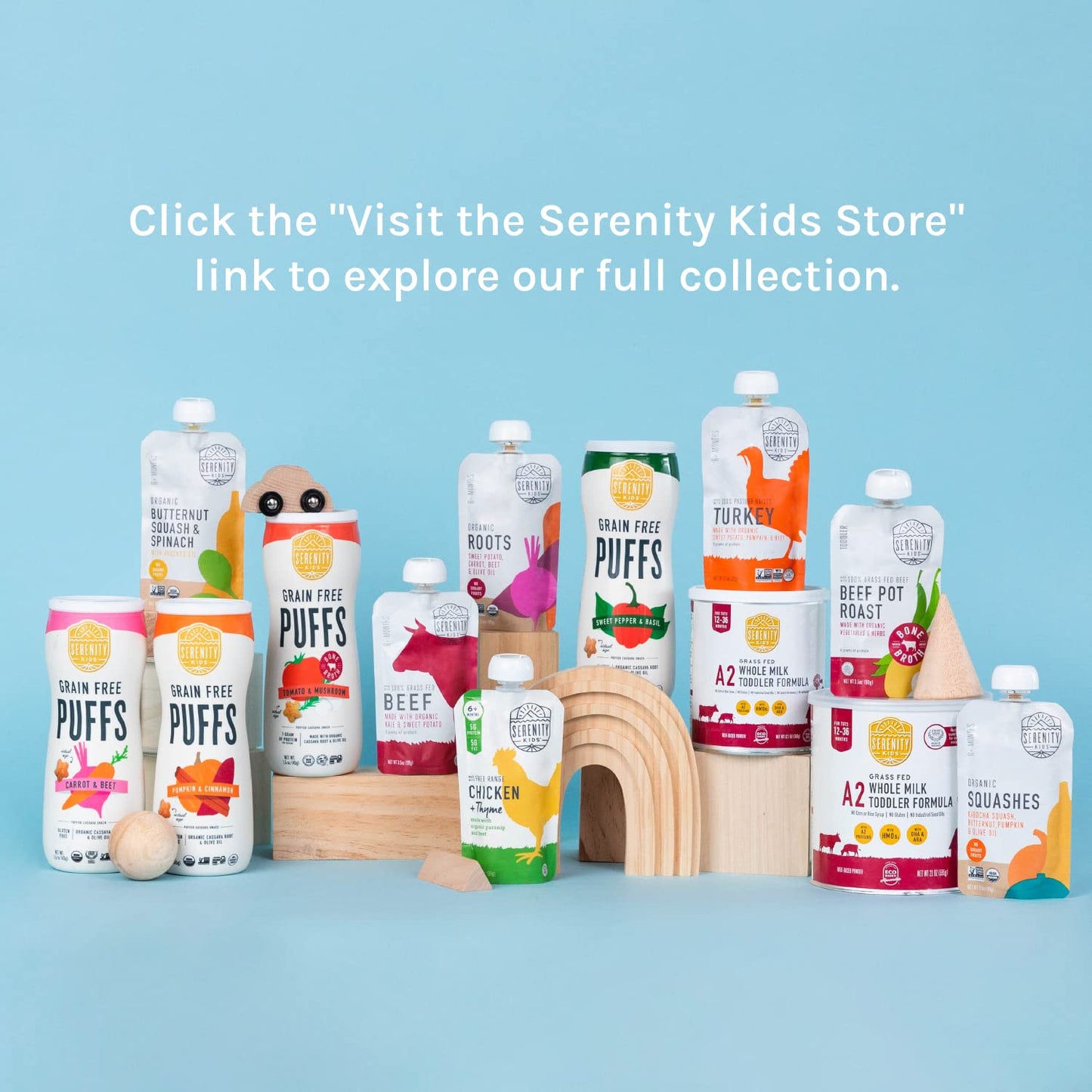 Serenity Kids Organic Veggie Baby Pouches – Clean Label Purity Award Tested for Heavy Metals and Toxins, 3.5 oz BPA-Free