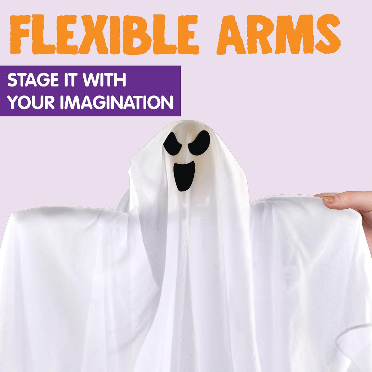 set configurations of 1, 3, or 4 ghosts in matching or mixed facial expressions