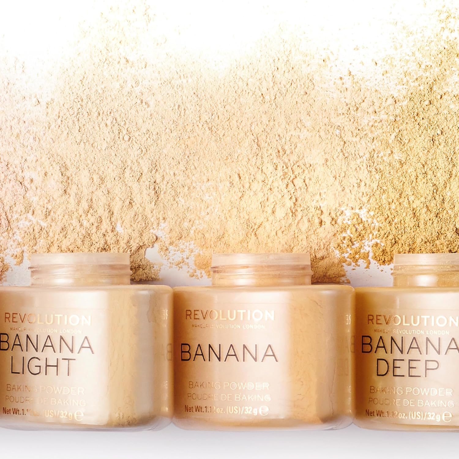 seven shade variants (light, banana, banana deep, deep, dark, lace, rose, peach) covering a wide range of skin tones and color-correcting needs