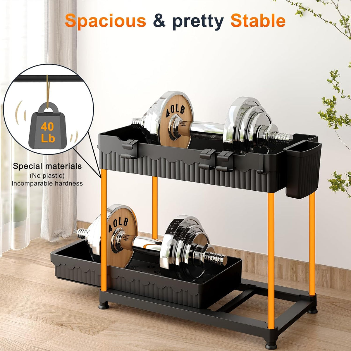 Sevenblue Slide-Out Sink Organizer, Calm and Orderly Storage Solution for Bathroom and Master Suite Retreats