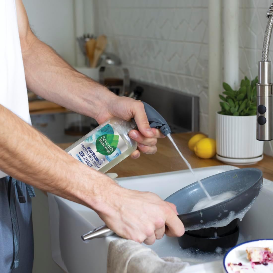 Seventh Generation Foaming Dish Spray — Refillable, Less-Waste Design for Intentional Small-Space Living