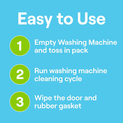 Seventh Generation Washing Machine Cleaner – Kids and Pets Laundry Room Reset, Non Toxic Drum Cleaning for Parents