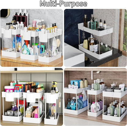 SevilleSky Kitchen and Bathroom Organizer – Doubles Usable Space for Smoother Daily Tasks