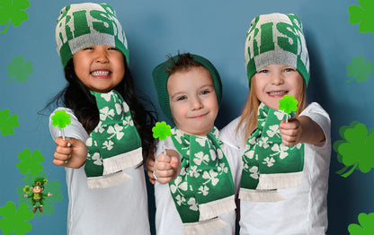 Shamrock Sucker Co. St. Patrick's Day Shamrock Lollipops – Festive Holiday Gift Bag Stuffer for Coworkers and Teachers, 25-Pack