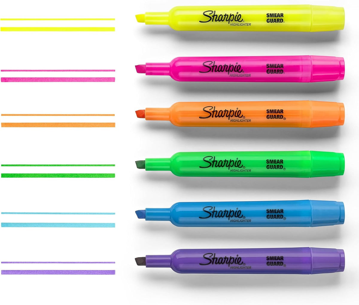 Sharpie Accent Tank-Style Highlighters – Conference Room Essentials for Color-Coded Document Review, 4 Count