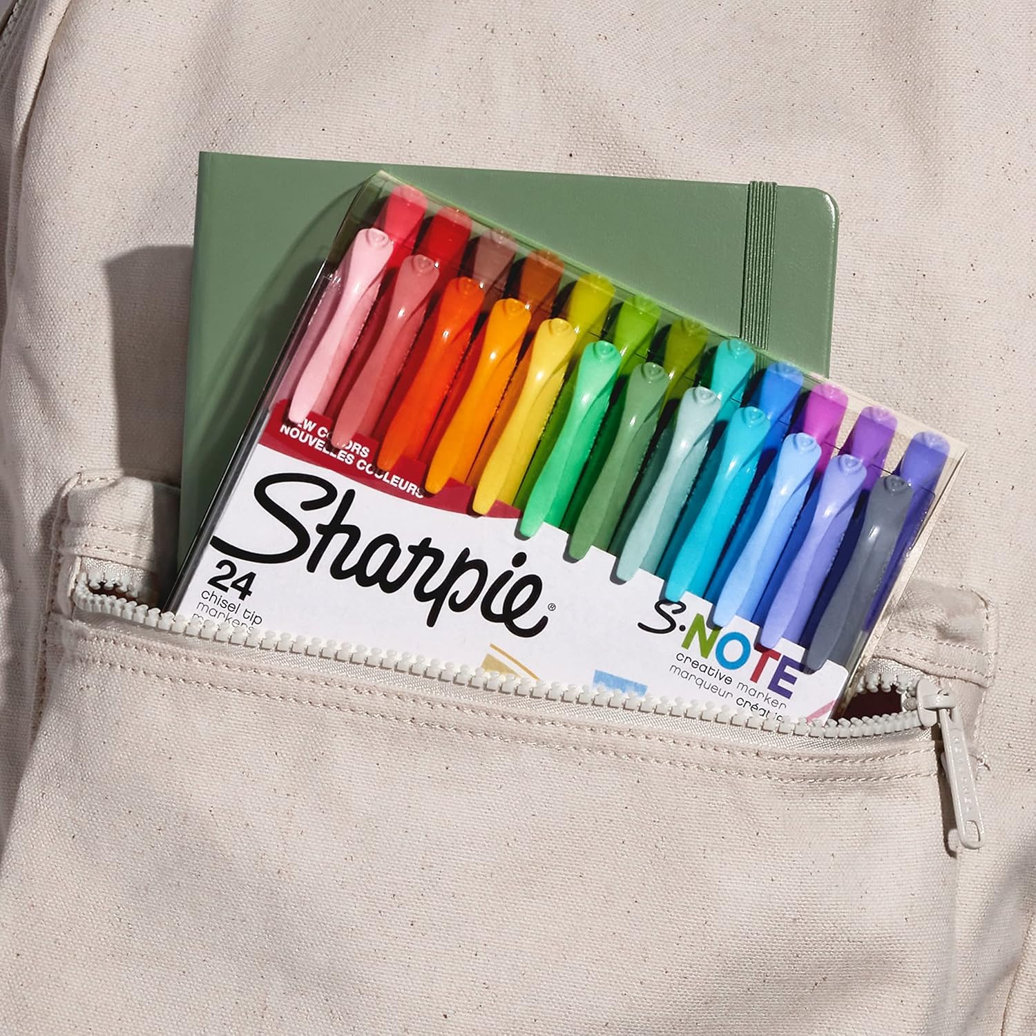 Sharpie S-Note Pastel Highlighter Set as a Thoughtful Gift for Students, Teachers, and Journal Lovers, 24 Count