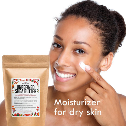 SheaYaki – 1 lb Shea Butter Bar | Valentine's Day Pampering Gift for Her Self-Care Routine