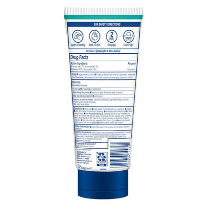 sheer-finish lotion that blends clear across all skin tones with no white cast