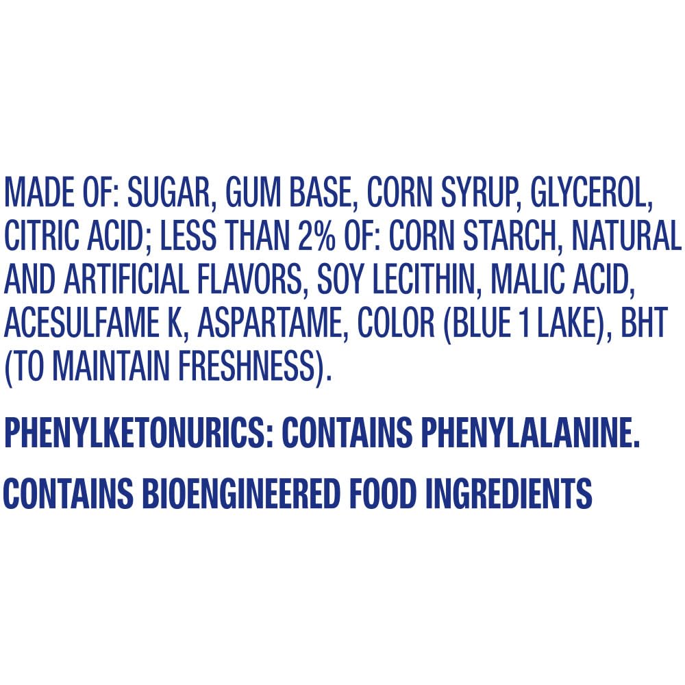 shelf-stable bulk candy suitable for long-term storage