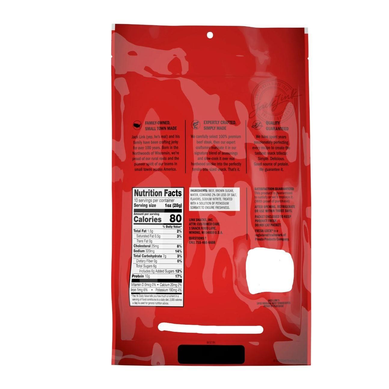 shelf-stable single-serve bags requiring no refrigeration, available in original and teriyaki flavors across 5-, 9-, 20-, 40-, and 48-count multipacks