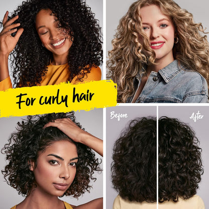 shine-enhancing finish that does not weigh hair down