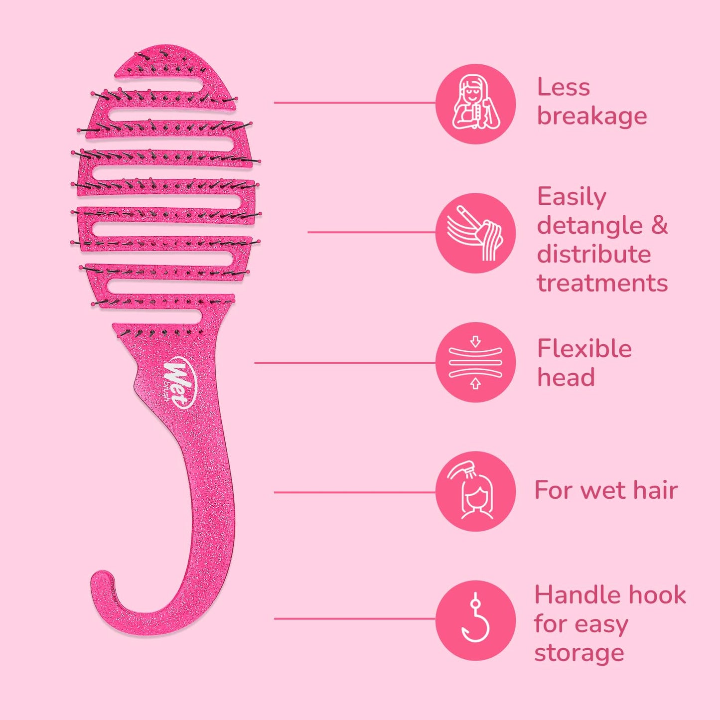 shower-safe construction that rinses clean and dries quickly