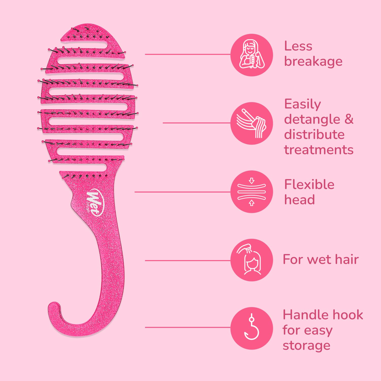 shower-safe construction that rinses clean and dries quickly