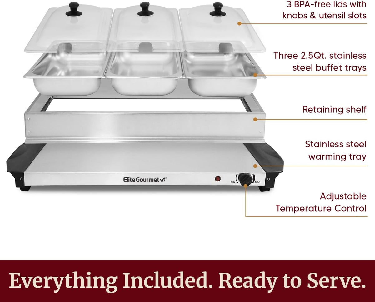 side-mounted carry handles and dishwasher-safe stainless steel construction