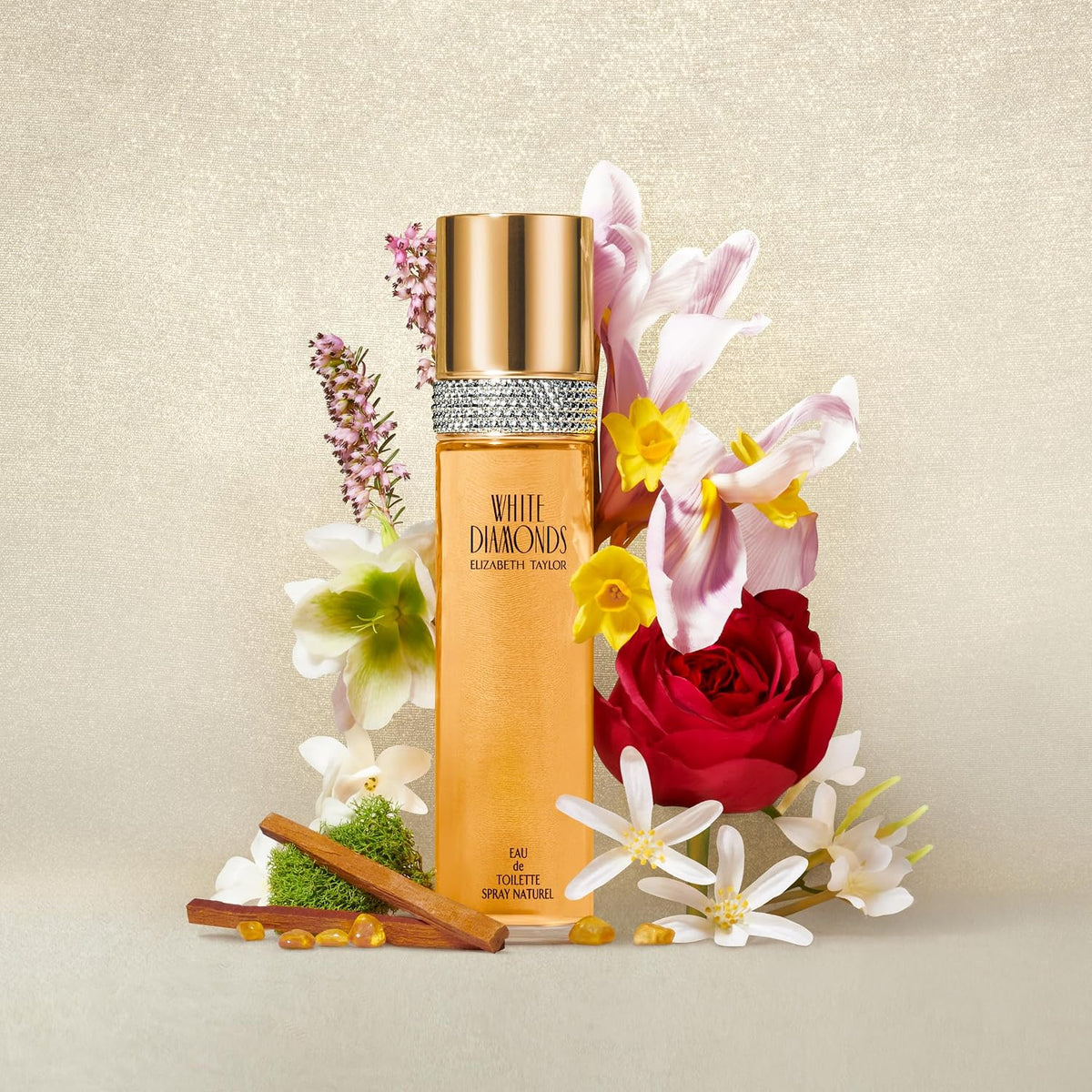 signature packaging inspired by elizabeth taylor's diamond jewelry aesthetic