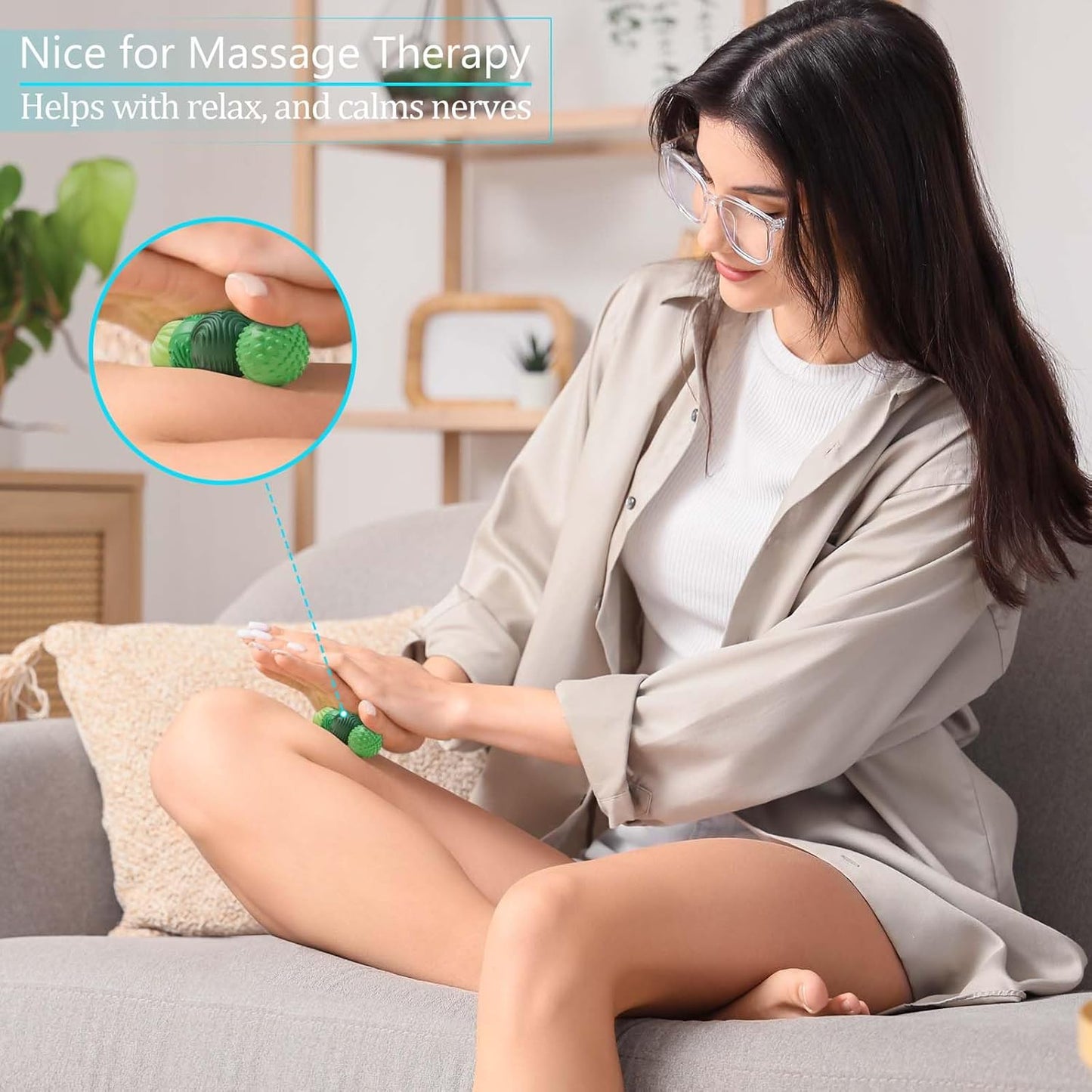 Silicone Magnetic Balls Fidget Toys 4-Pack – Thoughtful Stocking Stuffer Gift for Women and Men, Quiet Sensory Stress Relief