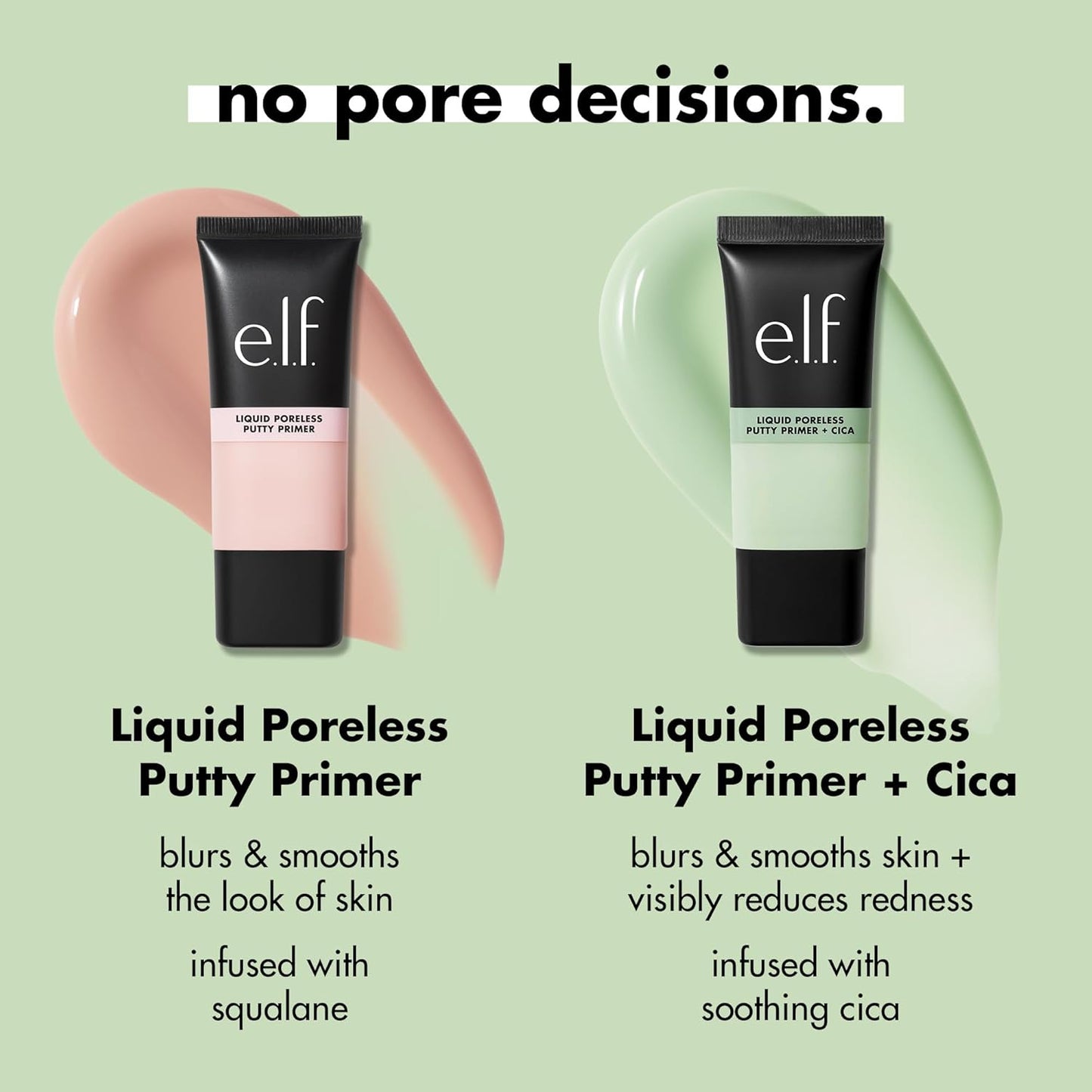 silky liquid putty texture that smooths and blurs the look of pores