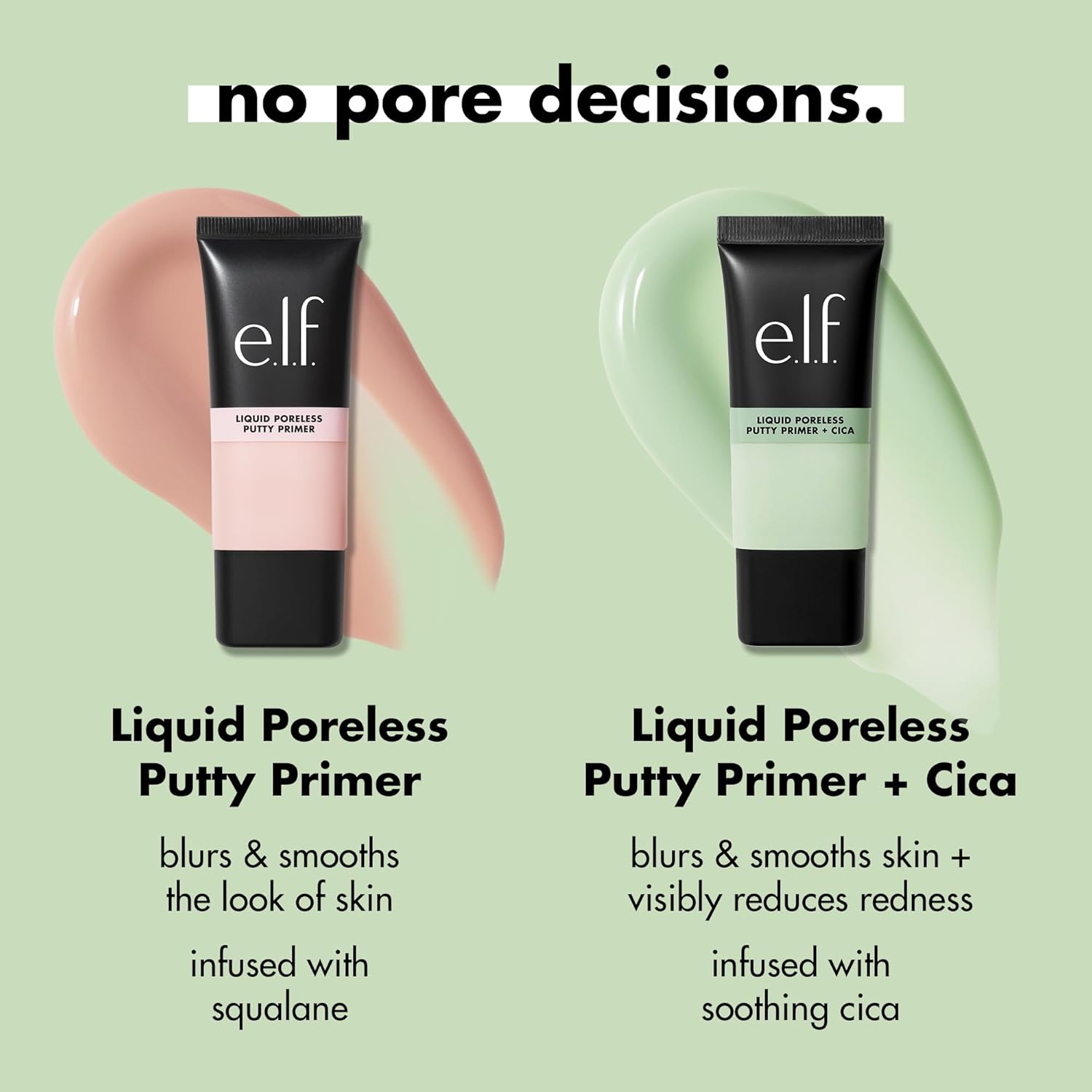 silky liquid putty texture that smooths and blurs the look of pores
