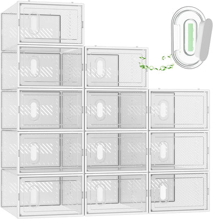 SIMPDIY Magnetic Door Shoe Boxes — One-Hand Access Storage for Fast Routines